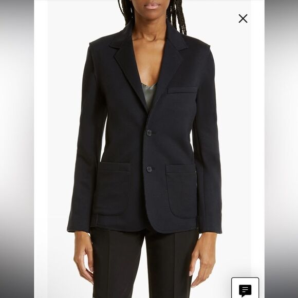 NWT ATM Black Relaxed Blazer Size 4 - Picture 14 of 14